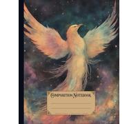 Composition notebook. Phoenix: Mythical fantasy fire bird journal notepad