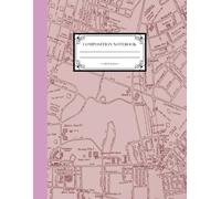 Composition Notebook: Pink Old World Map, World Map Vintage Style, College Ruled, Lined Paper, 120 Pages, 8.5” x 11”