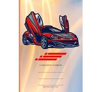 Composition Notebook: Racecar Composition Notebook
