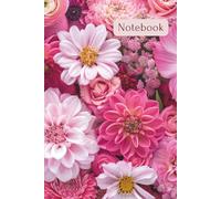 Composition Notebook - Red Flower Editio: Hardcover | 100 Lined Pages | 6" × 9" | Classic Floral Notebook