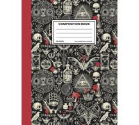 Composition Notebook | Red Satanism Occultism Freemasonry | Occult: COLLEGE RULED Lined Paper | Mystical Workbook for Writing, Journaling, Note Taking, Assignments