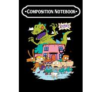 Composition Notebook: Rugratszz Running Away From Reptar, Journal 6 x 9, 100 Page Blank Lined Paperback Journal/Notebook