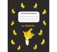 Composition notebook ruled: Fun and Cute Lined Standard Journal for Girls, Teens, and Students - Bold Banana Design, Academic Journal, School Notebook