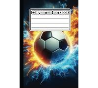 Composition Notebook: Soccer Ball College Ruled Lined Pages Book for Girls and Boys 110 Pages