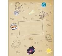 Composition Notebook: Space Adventure with Cute Astronauts & Shiba Dogs | Galaxy Themed Journal for Kids: Fun Space Notebook for Kids | 110 pages | ... | Perfect for School & Creative Writing