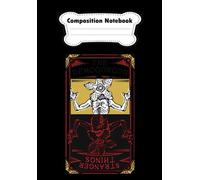 Composition Notebook: Strangers Th!ngs 4 Demogorgon Upside Down Tarot Sweat, Journal 6 x 9, 100 Page Blank Lined Paperback Journal/Notebook