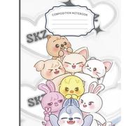 Composition Notebook: Stray Funny Kids Music Lover, SKZOO for Kpop Fans, Students, Adults, Perfect for School and Office Supplies
