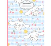 Composition Notebook: Sweet Sky Puppy, Wide Ruled, 7.5 x 9.25 inches, 100 Pages - Ideal for Kawaii Fans, School Notes ( Notebook )