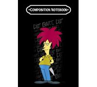 Composition Notebook: The Simpsonssz Sideshow Bob Die Bart Die V2, Journal 6 x 9, 100 Page Blank Lined Paperback Journal/Notebook