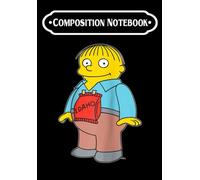 Composition Notebook: Thee Simpsonszz Ralph Wiggum Idaho Raglan Baseball, Journal 6 x 9, 100 Page Blank Lined Paperback Journal/Notebook
