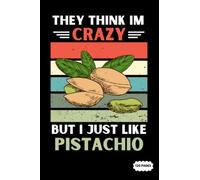 Composition Notebook: They Think I'm Crazy But I Just Like Pistachio | College Ruled Lined Pages