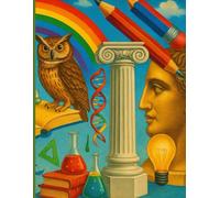 Composition Notebook Utopian Scholastic Wallpaper Style Retro: Surrealism, Neo-Platonic idealism, Renaissance humanism