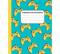 Composition Notebook : Video Games Composition Notebook for kids | Modern Notebook for Gamer Kids, Boys, Girls: 7.5 x 9.25, 110 Pages