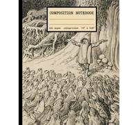 Composition Notebook: Vintage Aesthetic College Ruled With Frog Concert Cover Design