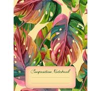 COMPOSITION NOTEBOOK VINTAGE: Aesthetic Floral Watercolor Notebook - Wide-Ruled Journal for Girls, Teens, and Women | 120 Pages for Writing, Journaling, and School Notes