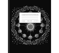 Composition Notebook: Vintage celestial journal college ruled | 110 pages, matte softcover
