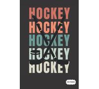 Composition Notebook: Vintage Ice Hockey Lover College Ruled Lined Pages (Composition Book, Journal) (6 x 9 Inches)
