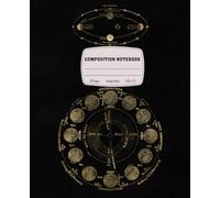 Composition Notebook: Vintage Space & Astronomy Art Cover for School, University, or Daily Notes | Aesthetic Science Stationery