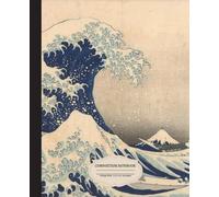 Composition Notebook: Vintage Under the Waves College Rule Journal, 7.5x 9.25: Japanese Art, Elegant Aesthetic, Gift for Office and Back to School