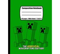 Composition Notebook Wide Rule: The Unofficial Minecrafters Edition