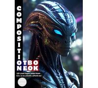 Composition Notebook Wide Ruled: 120 White Paper Pages Gray Lined 60 Sheets for School or College Student Teacher Class Office Work Journal Creative ... Size 8.5 x 11 Inch Alien Predator Warrior 34.