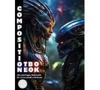 Composition Notebook Wide Ruled: 120 White Paper Pages Gray Lined 60 Sheets for School or College Student Teacher Class Office Work Journal Creative ... Size 8.5 x 11 Inch Alien Predator Warrior 27.