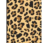 Composition Notebook | Wide Ruled | 7.5 x 9.25 | 100 pages | Leopard Print For Kids, Teens, And Adults