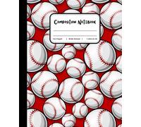 Composition Notebook Wide Ruled: Baseball-Loving Boy Notebook For School