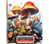 Composition Notebook Wide Ruled: Beautiful Aesthetic Mushroom Forest Illustration: Journal for Back-to-School Kids, Collage Teenagers, University for ... for Adults - Idea Birthday & Christmas Gifts