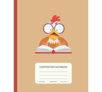 Composition Notebook Wide Ruled: Chicken Composition Notebook from the Reading Zoo Notebook Series | Wide Ruled Notebook Paper | Nifty Wide Blank ... for Writing Notes | Aesthetic School Supplies