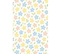 Composition Notebook Wide Ruled: Cute and Colourful Floral Design | Lined Journal for Kids and Adults | School, College, Work and Office