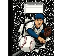 Composition Notebook Wide Ruled For Kids and Studets: Baseball Sports Marble. Cute Journal Note Book Boys and Girls. Perfect Gift for Baseball Players and Coaches