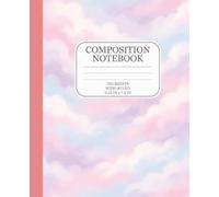 Composition Notebook Wide-Ruled: Notebook or Journal for Notes, School, Office, College, Work & Ideas | 200 Plain Sheets | 9.25" x 7.5" | Pastel Clouds Cover