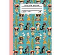 Composition notebook - Wide ruled: Paleontology themed for girls that love dinosaurs and fossils.