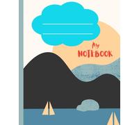 COMPOSITION NOTEBOOK, WIDE RULED PAPER , 7.5" X 9.25" ,Tropical Dream Notebook, 110 Sheets Page I Journal Note Book , Teen Girls And Boys , Writing ... ,Collage Use , University , Work , Office