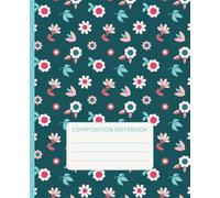 Composition Notebook: Wide Ruled Paper Journal | 110 Pages, 7.5" x 9.25", Matte Cover | Elegant Notebook for Journaling, Note-Taking, and More