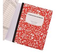 Composition Notebook Wide Ruled - School Writing Journal for Notes Assignments | Durable Paper Hardcover Spiral Bound Style Academic Exercise Book for Students Office and Study Use 10.2x7.2in