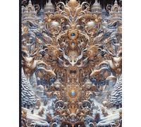 Composition Notebook: Winter Wonderland Maze themed Notebook | College Ruled | Journal for planning, thoughts and ideas | 7.5 x 9.25 in, 100 Pages