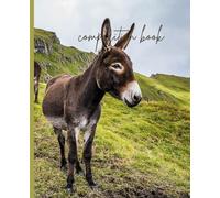 Composition Notebooks Colleg Ruled 7.5x9.25" 120 Pages 60 Sheets, Design with Donkey Photography, Stylish & Trendy, Notebook for school: Animal Photography, Donkey journal with 120 College Ruled