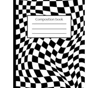 Composition notebooks, wide-ruled paper, 7.5" x 9.25", black marbled shapes, dotted various other covers, 110 sheetsts