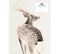 Composition Sketchbook Deer Spotted f 8.5x11: Vintage Japanese Illustration | Blank Pages | Journal For School, College, Office, Work, Home & Office, art | Write your notes.