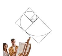Composition Viewfinder - Acrylic Tool 7cm | Golden Ratio Drawing Aid - Portable and durable artist viewfinder for photographic sketching and artistic composition accuracy.