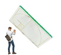 Composition Viewfinder - Acrylic Tool 7cm | Golden Ratio Drawing Aid - Portable and durable artist viewfinder for photographic sketching and artistic composition accuracy.