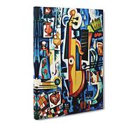 Composition Vol.1 By Amadeo De Souza Cardoso Canvas Print | Gallery Wrapped 30mm Frame Wall Art | 24x16 inches | Ready to Hang | Classic Picture | Living Room Bedroom Lounge Office