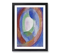 Composition Vol.1 by Robert Delaunay Framed Print | A2 Black Framed Wall Art | Ready to Hang | Modern Nature Picture | Living Room Bedroom Lounge Office
