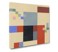 Composition Vol.1 by Sophie Taeuber Arp Canvas Print | Gallery Wrapped 30mm Frame Wall Art | 20x20 inches | Ready to Hang | Classic Picture | Living Room Bedroom Lounge Office