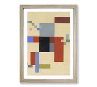 Composition Vol.1 by Sophie Taeuber-ARP Framed Print | A2 Oak Framed Wall Art | Ready to Hang | Modern Nature Picture | Living Room Bedroom Lounge Office