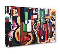 Composition Vol.2 By Amadeo De Souza Cardoso Canvas Print | Gallery Wrapped 30mm Frame Wall Art | 30x20 inches | Ready to Hang | Classic Picture | Living Room Bedroom Lounge Office