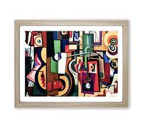 Composition Vol.2 By Amadeo De Souza Cardoso Classic Painting Framed Print | A2 Oak Framed Wall Art | Ready to Hang | Classic Historical Picture | Living Room Bedroom Lounge Office