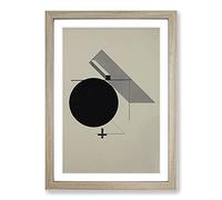 Composition Vol.2 by El Lissitzky Framed Print | A2 Oak Framed Wall Art | Ready to Hang | Modern Nature Picture | Living Room Bedroom Lounge Office